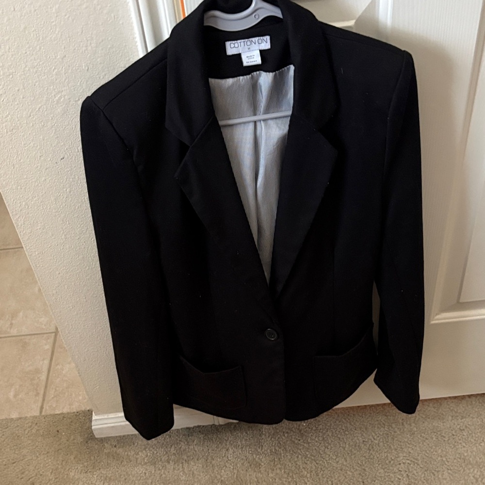 Cotton On Women's Classic Black Suit Jacket